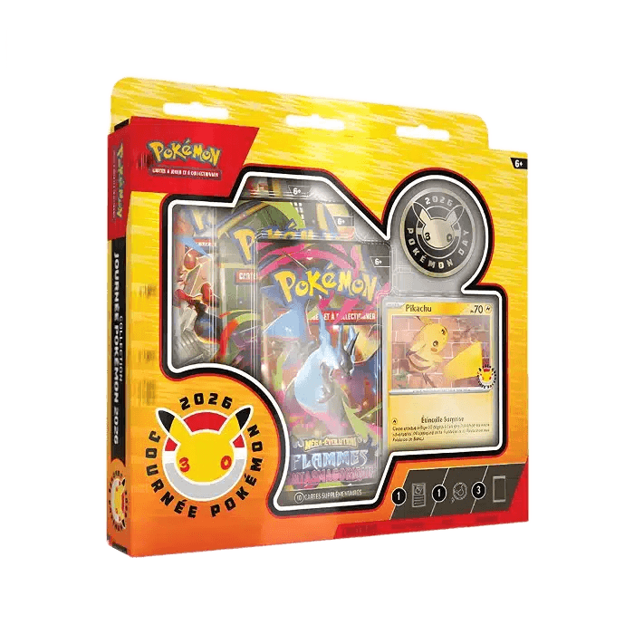 Collection Journée Pokémon 2026 Pikachu 30 Ans Français