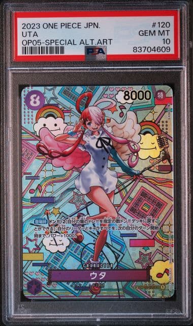 Uta OP02-120 Awakening of the New Era PSA 10 Japonais