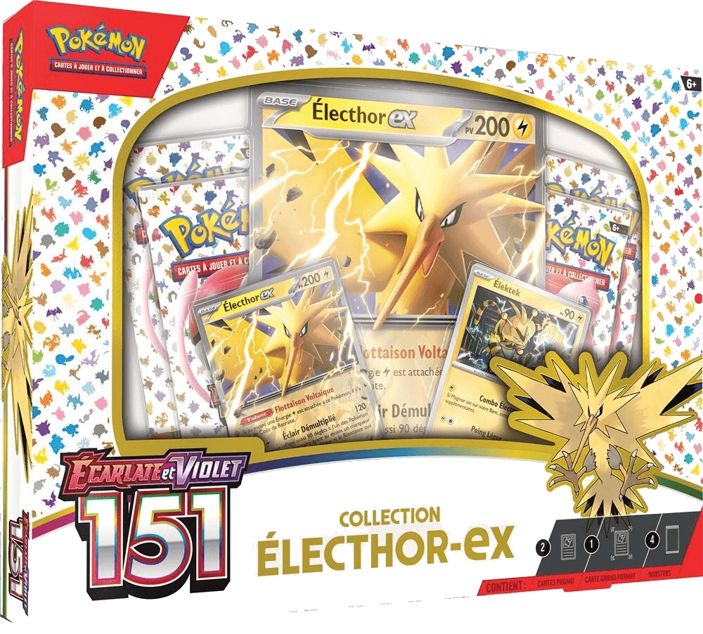 Coffret Pokémon Électhor-ex 151 EV03.5 Français