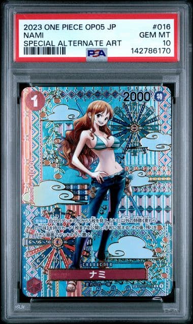 Nami OP01-016 Awakening of the New Era PSA 10 Japonais