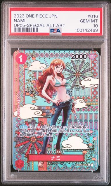 Nami OP01-016 Awakening of the New Era PSA 10 Japonais n*2
