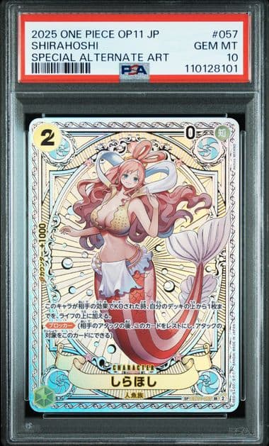 Shirahoshi EB01-057 A Fist of Divine Speed PSA 10 Japonais